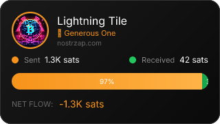 NostrZap Stats
