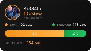 NostrZap Stats