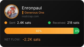 NostrZap Stats