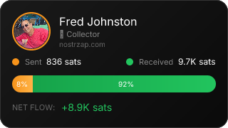 NostrZap Stats