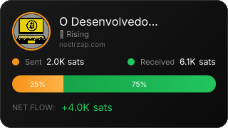 NostrZap stats badge