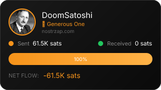 NostrZap Stats