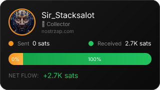 NostrZap Stats