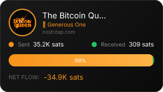 NostrZap stats badge