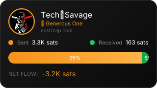 NostrZap Stats