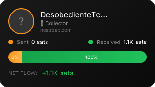 NostrZap stats badge