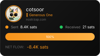 NostrZap Stats