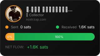 NostrZap stats badge