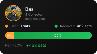 NostrZap stats badge