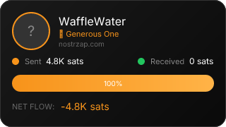 NostrZap Stats