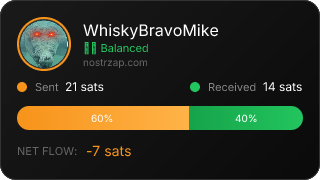 NostrZap stats badge