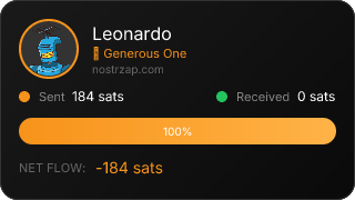 NostrZap Stats