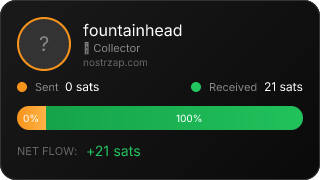 NostrZap stats badge