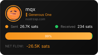 NostrZap Stats