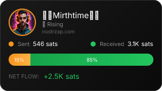 NostrZap Stats