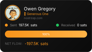 NostrZap Stats