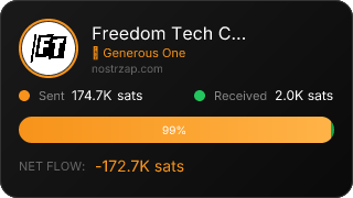 NostrZap Stats