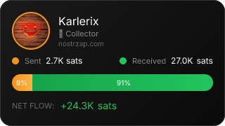 NostrZap Stats