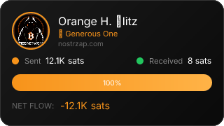 NostrZap Stats