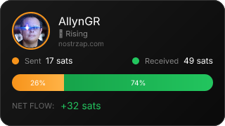 NostrZap Stats