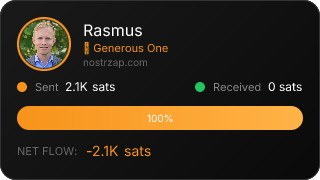 NostrZap Stats