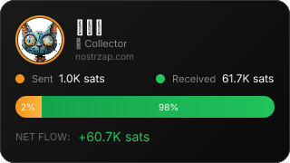 NostrZap Stats