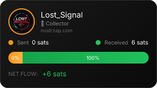 NostrZap stats badge