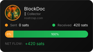 NostrZap Stats