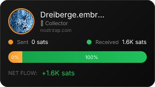 NostrZap stats badge