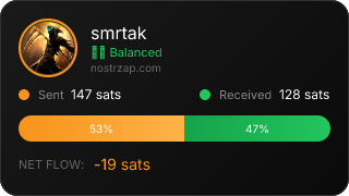 NostrZap Stats