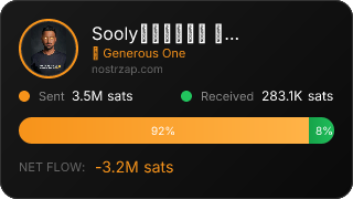 NostrZap Stats