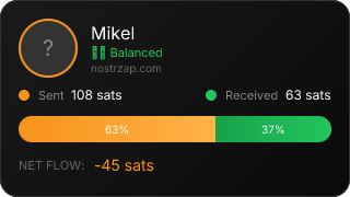 NostrZap Stats