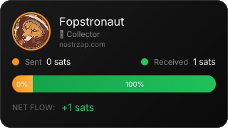NostrZap Stats