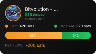 NostrZap Stats