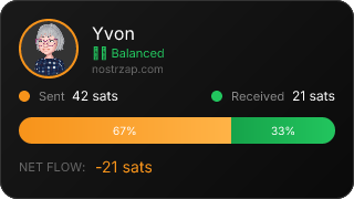 NostrZap stats badge