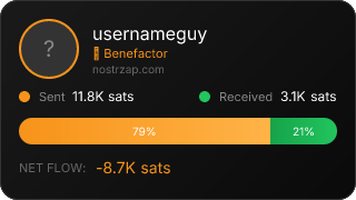 NostrZap Stats