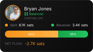 NostrZap Stats