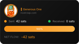 NostrZap Stats