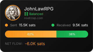 NostrZap Stats