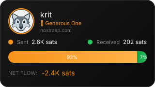 NostrZap Stats