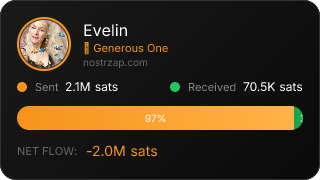 NostrZap Stats
