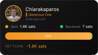 NostrZap stats badge