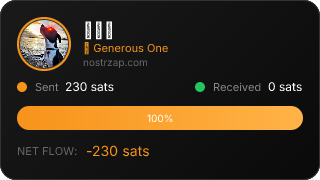 NostrZap Stats