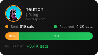 NostrZap Stats