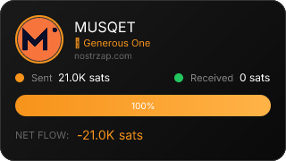 NostrZap Stats