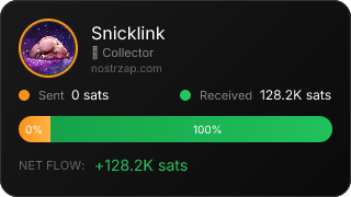 NostrZap Stats