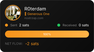 NostrZap Stats
