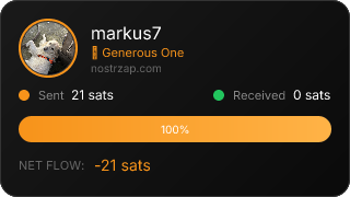 NostrZap Stats