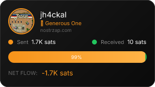 NostrZap Stats