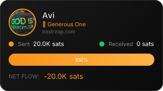 NostrZap Stats
